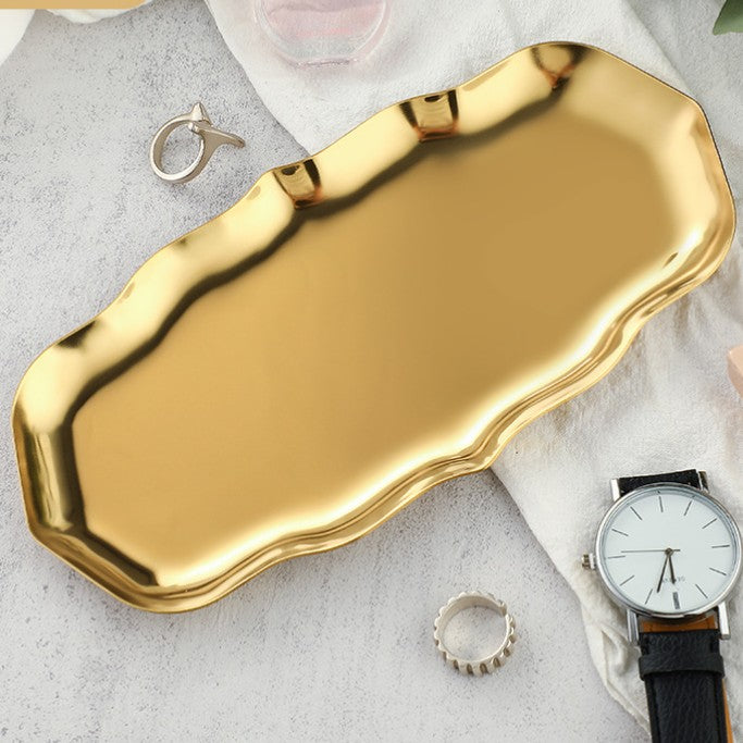 Feblilac Stainless Steel Jewellery Tray Cosmetic Storage Tray - view 7
