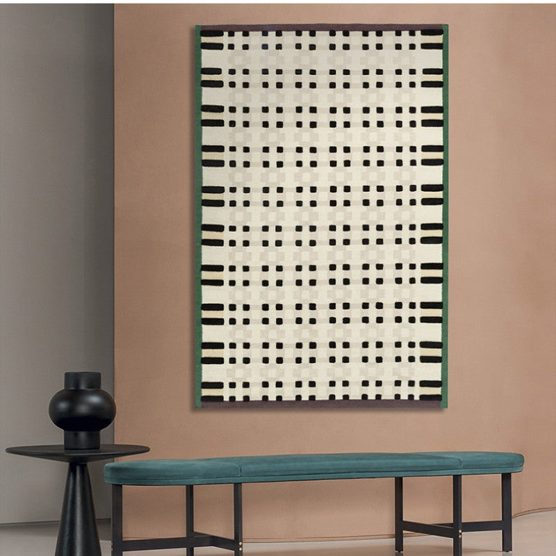Feblilac Abstract Geometric Mosaic Handmade Tufted Acrylic Livingroom Carpet Area Rug - view 2