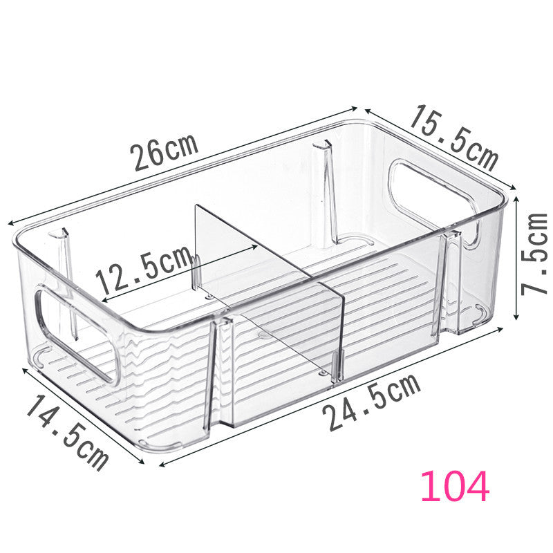 Feblilac Transparent Refrigerator Storage Box Kitchen Storage - view 21