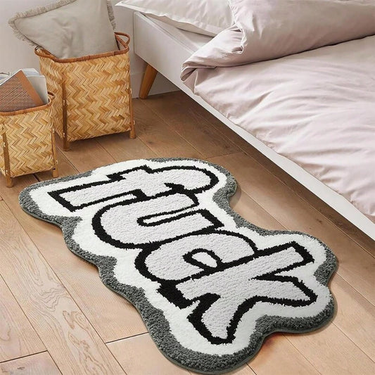 Feblilac Cute Funky Tufted Bath Mat