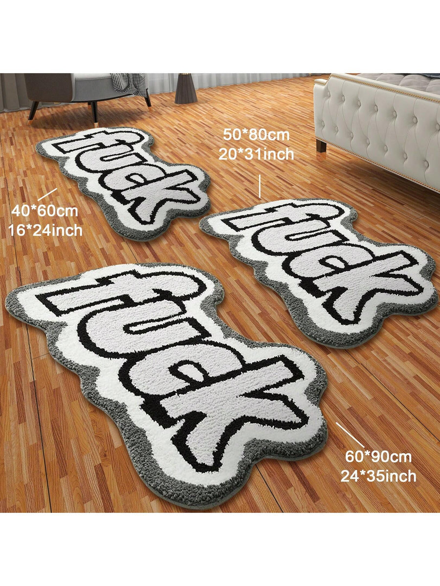 Feblilac Cute Funky Tufted Bath Mat - view 3