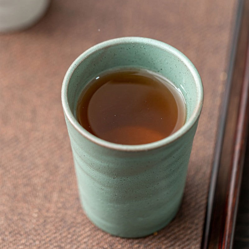 Feblilac Japanese Style Ceramic Mug Vintage Wave Cup