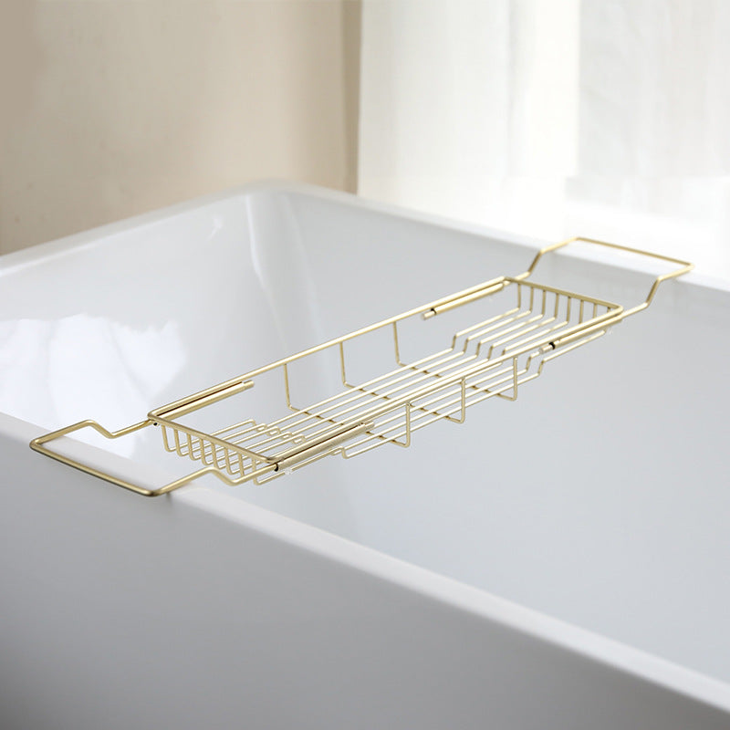 Feblilac Bathroom Telescopic Shelf Tray Bathtub Storage Tray - view 15