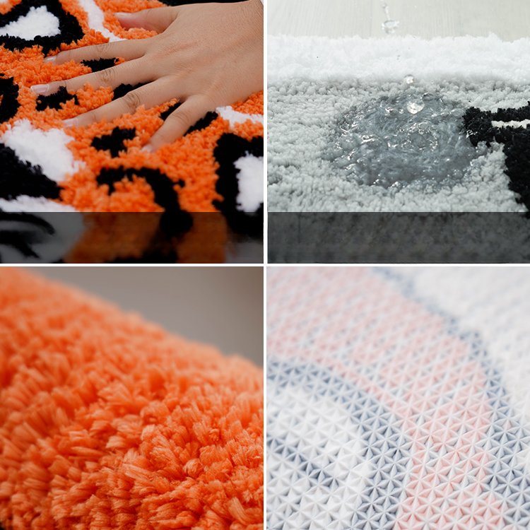 Feblilac Tiger Tufted Bath Mat - view 4