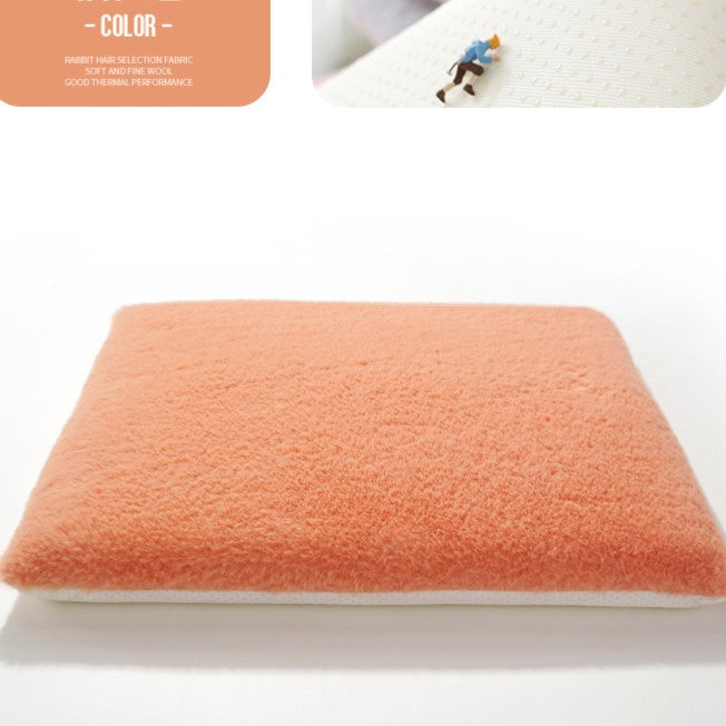 Feblilac Solid Plush Memory Foam Cushion Seat Pads