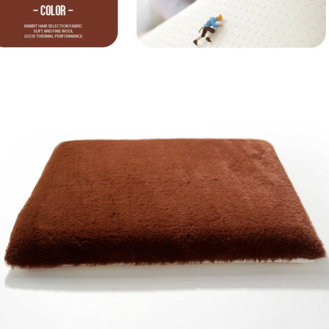 Feblilac Solid Plush Memory Foam Cushion Seat Pads - view 3
