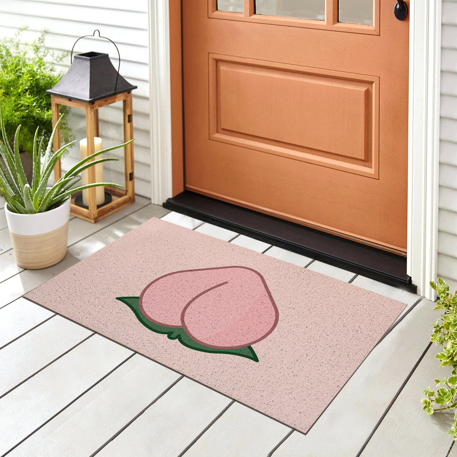 Feblilac Pink Peach Loop Door Mat