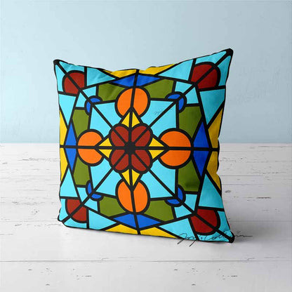 Feblilac Baroco Style Glasses Geometric Cushion Covers Throw Pillow Covers