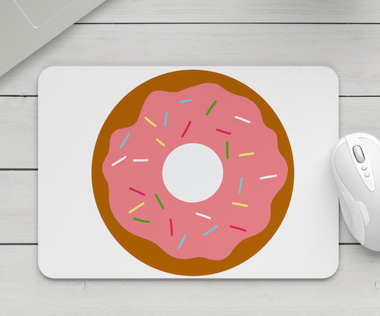 Feblilac Pink Donut Mouse Pad