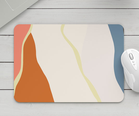 Feblilac Red Purple Mountain Clouds Mouse Pad