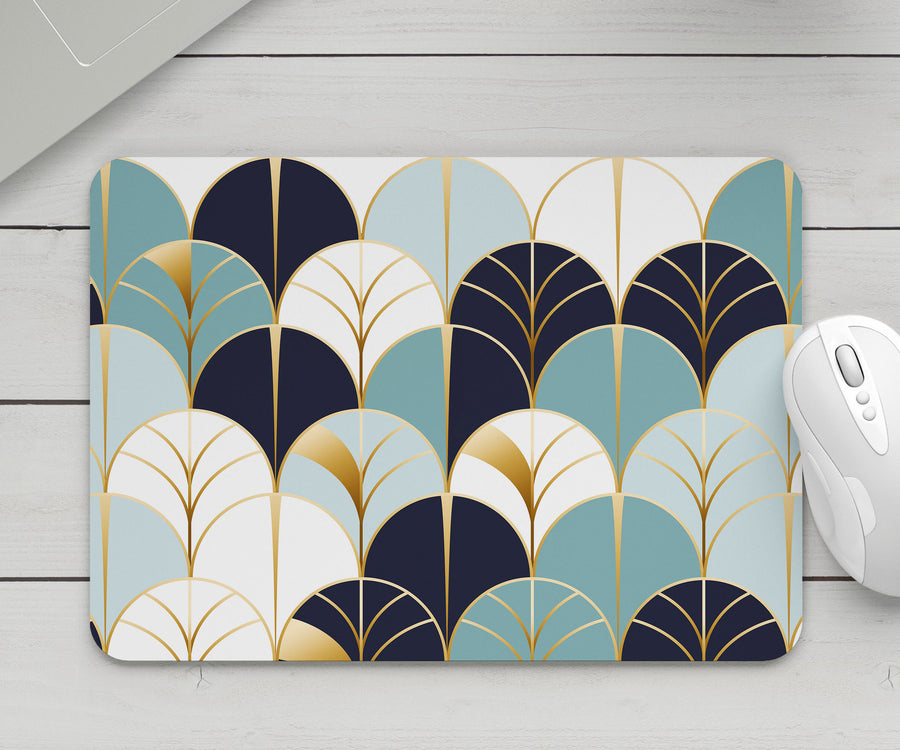 Feblilac Blue Wave Mouse Pad