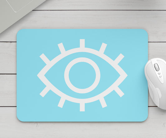 Feblilac the Eye of the Blue Devil Mouse Pad