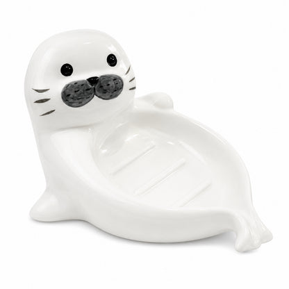 Feblilac Sea Lion Ceramic Soap Holder
