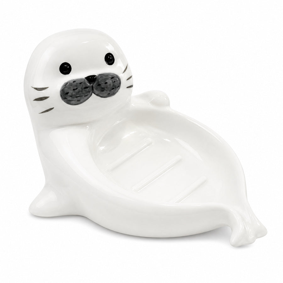 Feblilac Sea Lion Ceramic Soap Holder