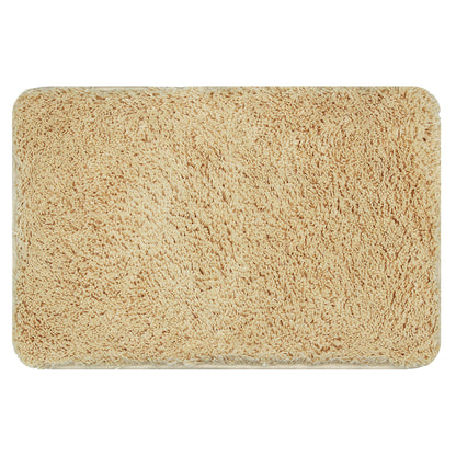 Feblilac Solid 30mm Long Plush Tufted Bath Mat