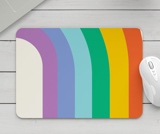 Feblilac Rainbow and Sun Mouse Pad