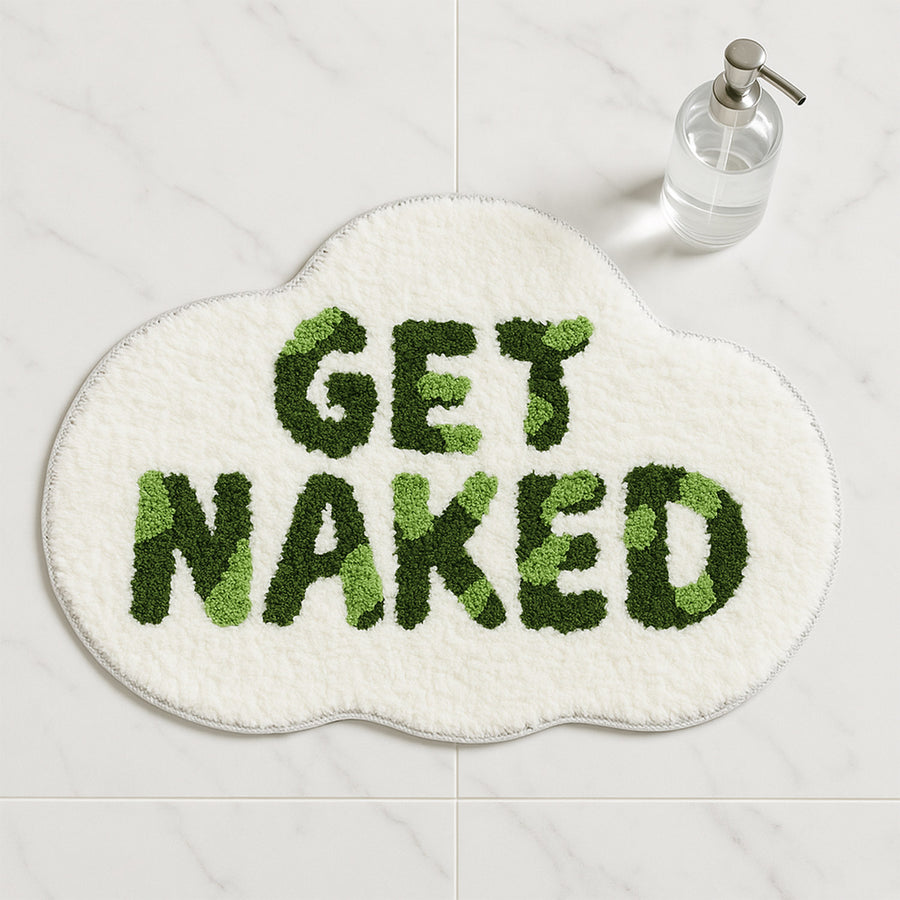Feblilac Green GET Naked Cloud Tufted Bath Mat - view 2