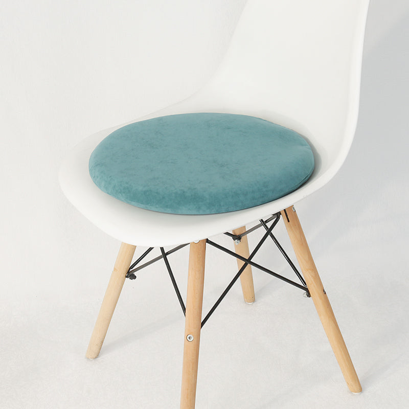 Feblilac Round Solid Suede Memory Foam Cushion - view 2