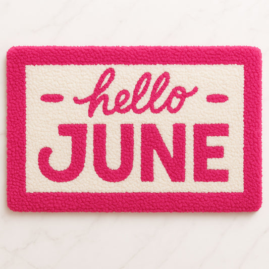 Feblilac Hello June Tufted Bath Mat