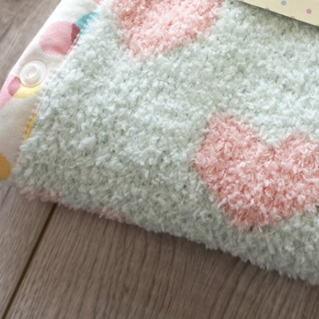 Feblilac Cute Heart/Solid/Stripe Toilet Seat Cover - view 3