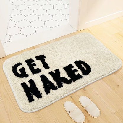 Feblilac Beige Get Naked Bath Mat