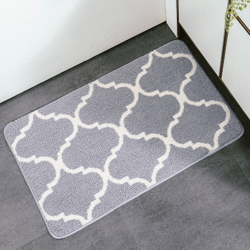 Feblilac Geometric Lantern Shape Tufted Bath Mat - view 3