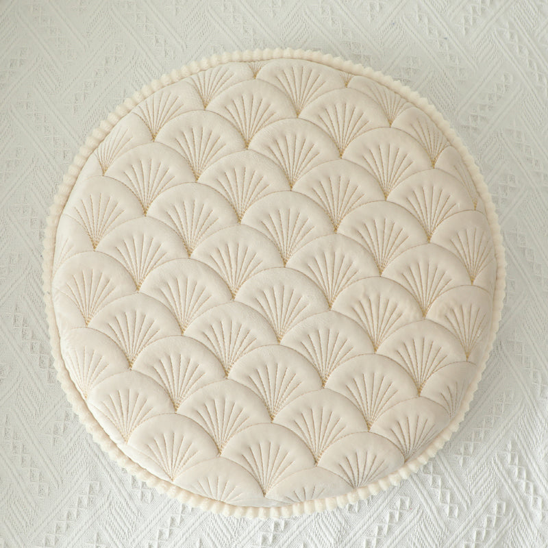 Feblilac Solid Leaves Plush Memory Foam Cushion - view 3
