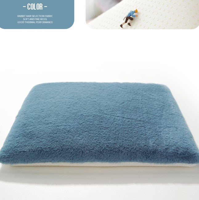 Feblilac Solid Plush Memory Foam Cushion Seat Pads - view 2