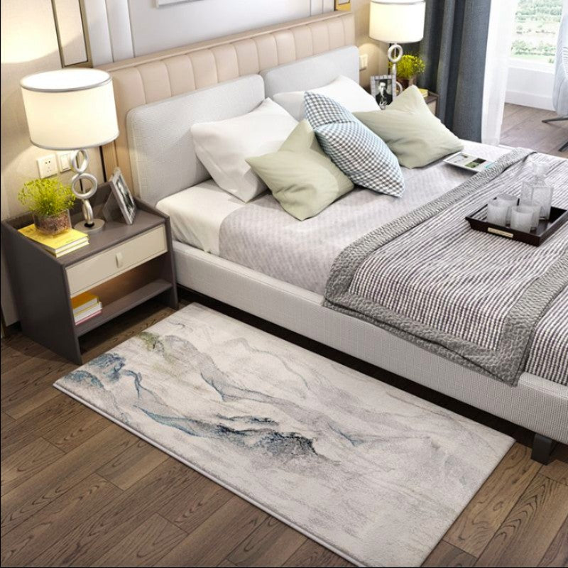 Feblilac Chinese Style Ink Painting Runner Bedroom Mat - view 3