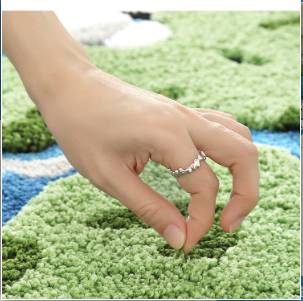 Feblilac Hot Air Balloon Handmade Tufted Acrylic Livingroom Carpet Area Rug - view 4