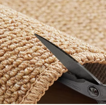 Feblilac Solid Camel Sisal Door Mat