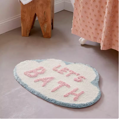 Feblilac Cloud Tufted Bath Mat