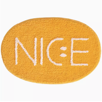 Feblilac Letter Nice Tufted Bath Mat - view 2