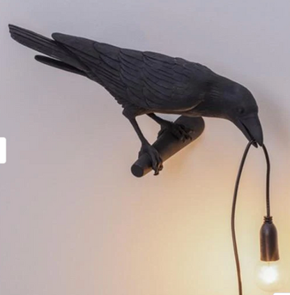 Feblilac Halloween Décor The Raven Wall Light