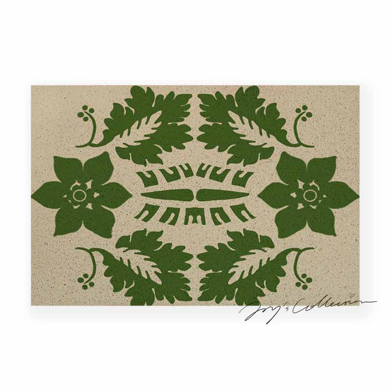 Feblilac Flowers and Plants Baroque PVC Coil Door Mat