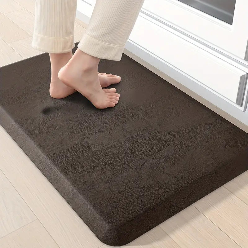 Feblilac Solid Anti-Fatigue Floor Mat, Non-Slip and Waterproof Bath Mat