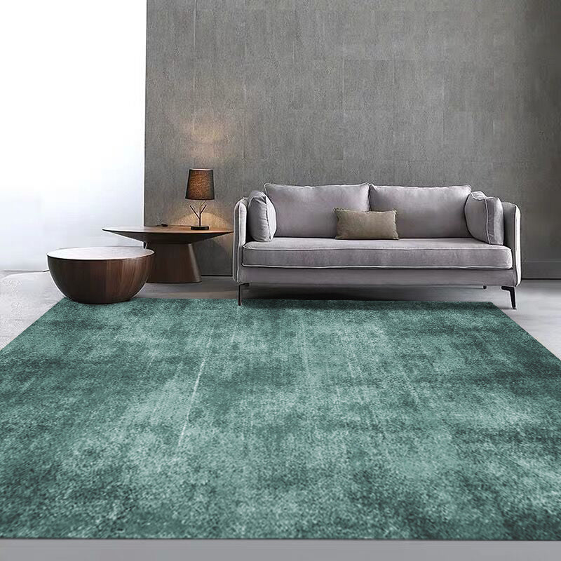 Feblilac Nordic Style Rectangular Simple Dark Color Series Living Room Carpet - view 2
