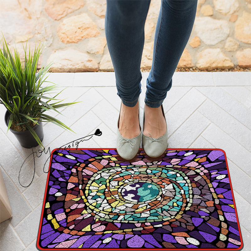 Feblilac Eyes in the Sky Geometric Nylon Door Mat - view 2