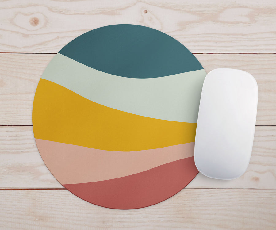 Feblilac Five Color Mountain Mouse Pad - view 2