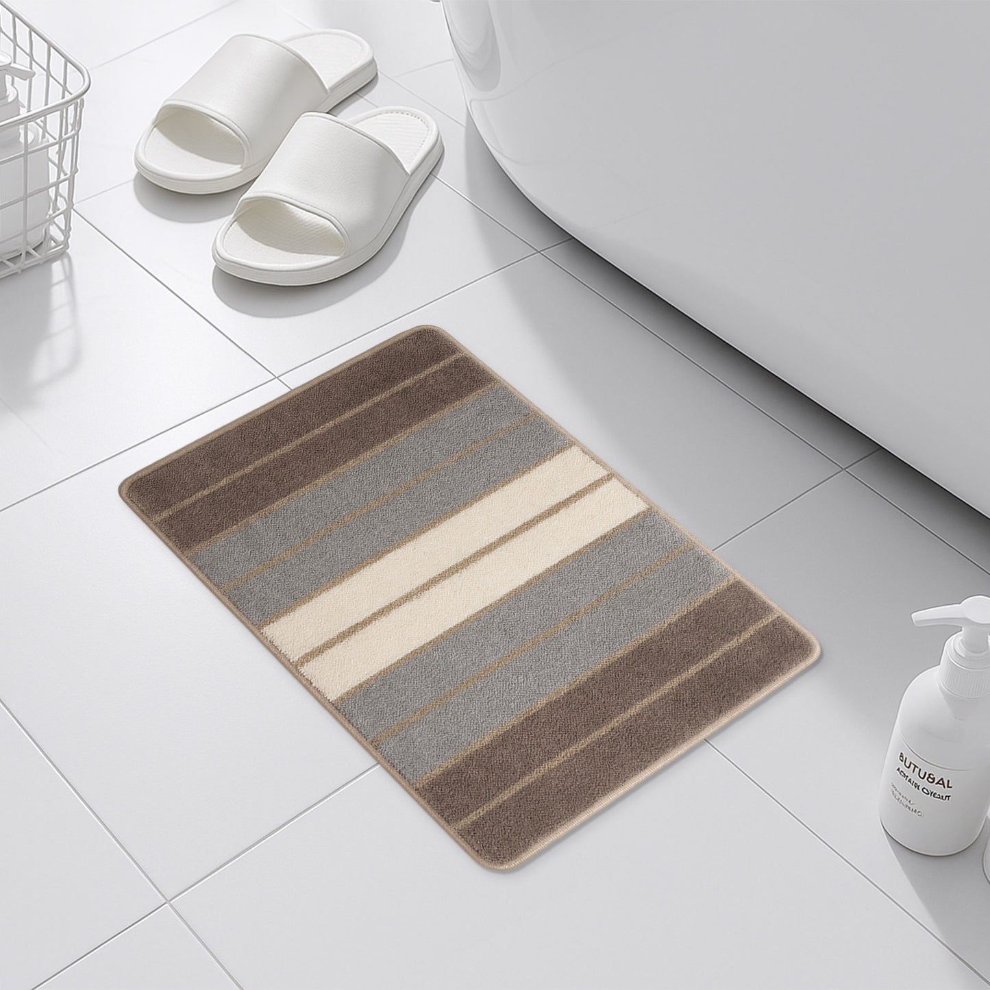 Color Stripes Bath Mat
