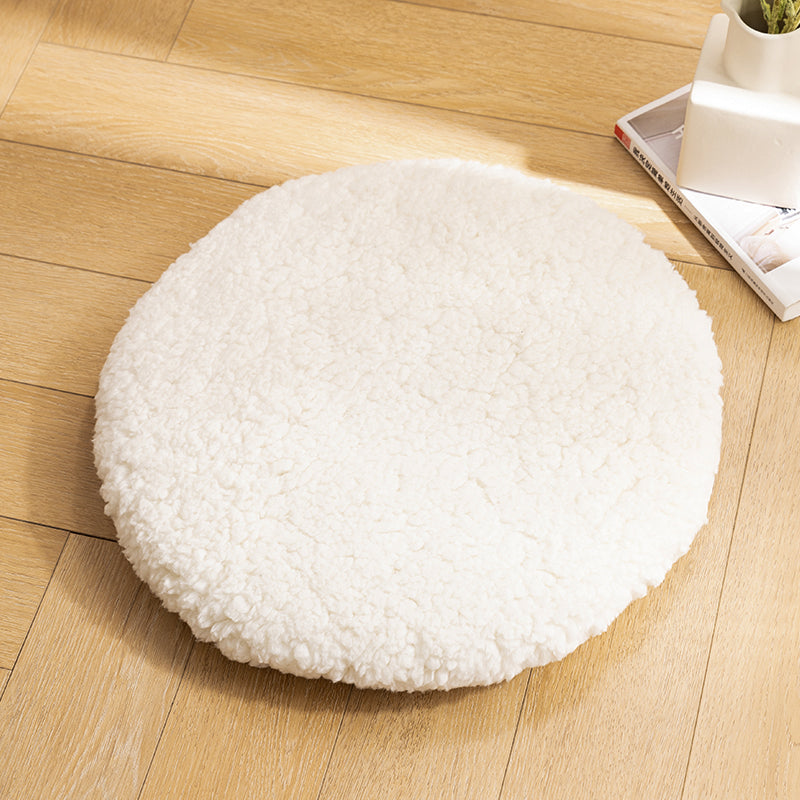 Feblilac Round Solid Plush Cushion - view 3