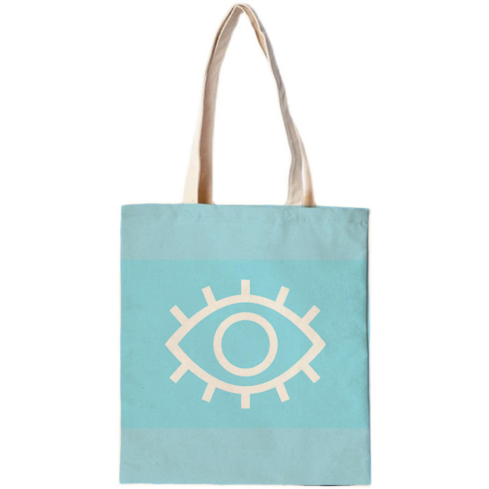 Feblilac the Eye of the Blue Devil Canvas Tote Bag
