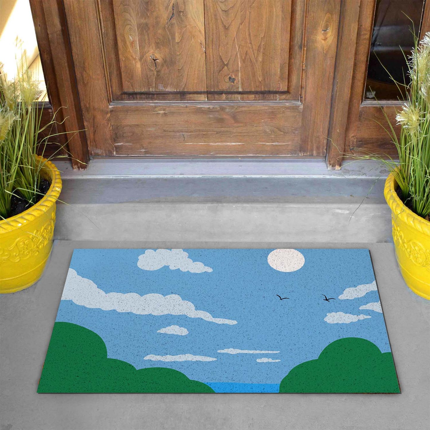 Feblilac Path to the Beach PVC Coil Door Mat