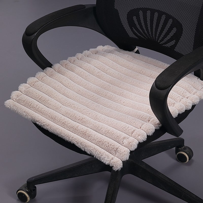 Feblilac Square Solid Caterpillar Plush Cushion - view 2