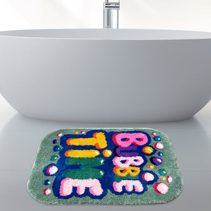 Feblilac Bubble Time Tufted Bath Mat