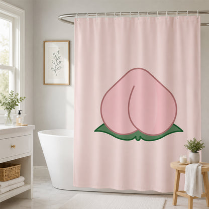 Feblilac Pink Peach Shower Curtain