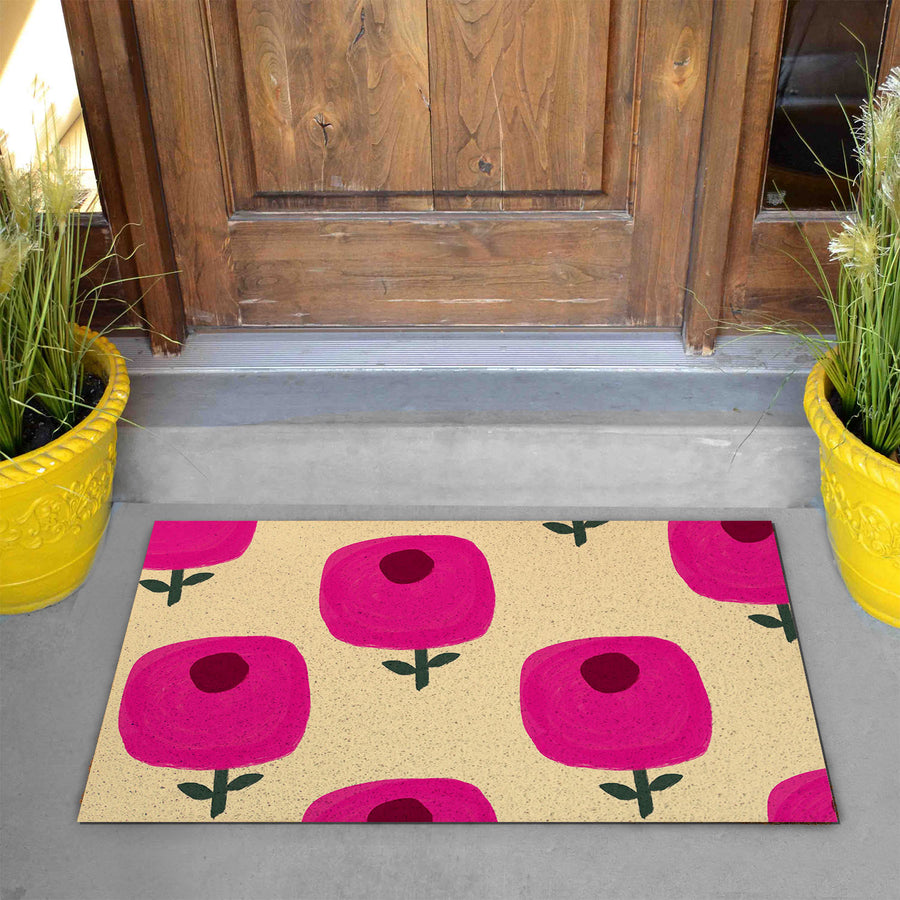 Feblilac Wildflowers Blooming PVC Coil Door Mat - view 2