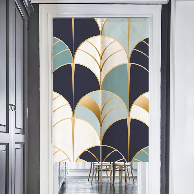 Feblilac Blue Wave Door Curtain - view 2