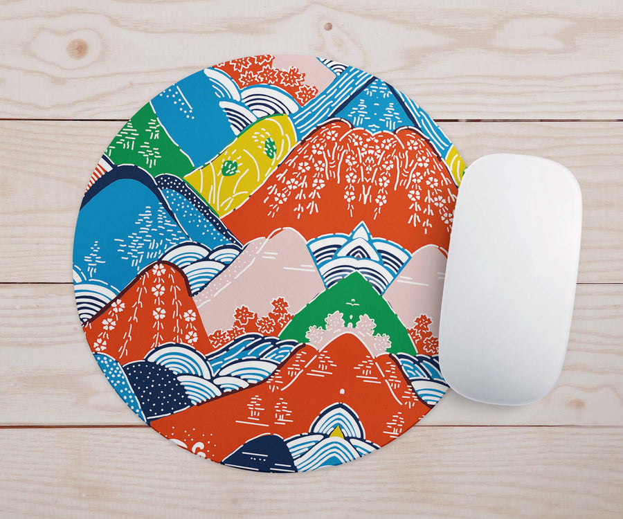Feblilac Colorful Mountains Mouse Pad - view 2