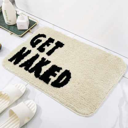 Feblilac Beige Get Naked Bath Mat